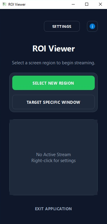 ROI Viewer Interface